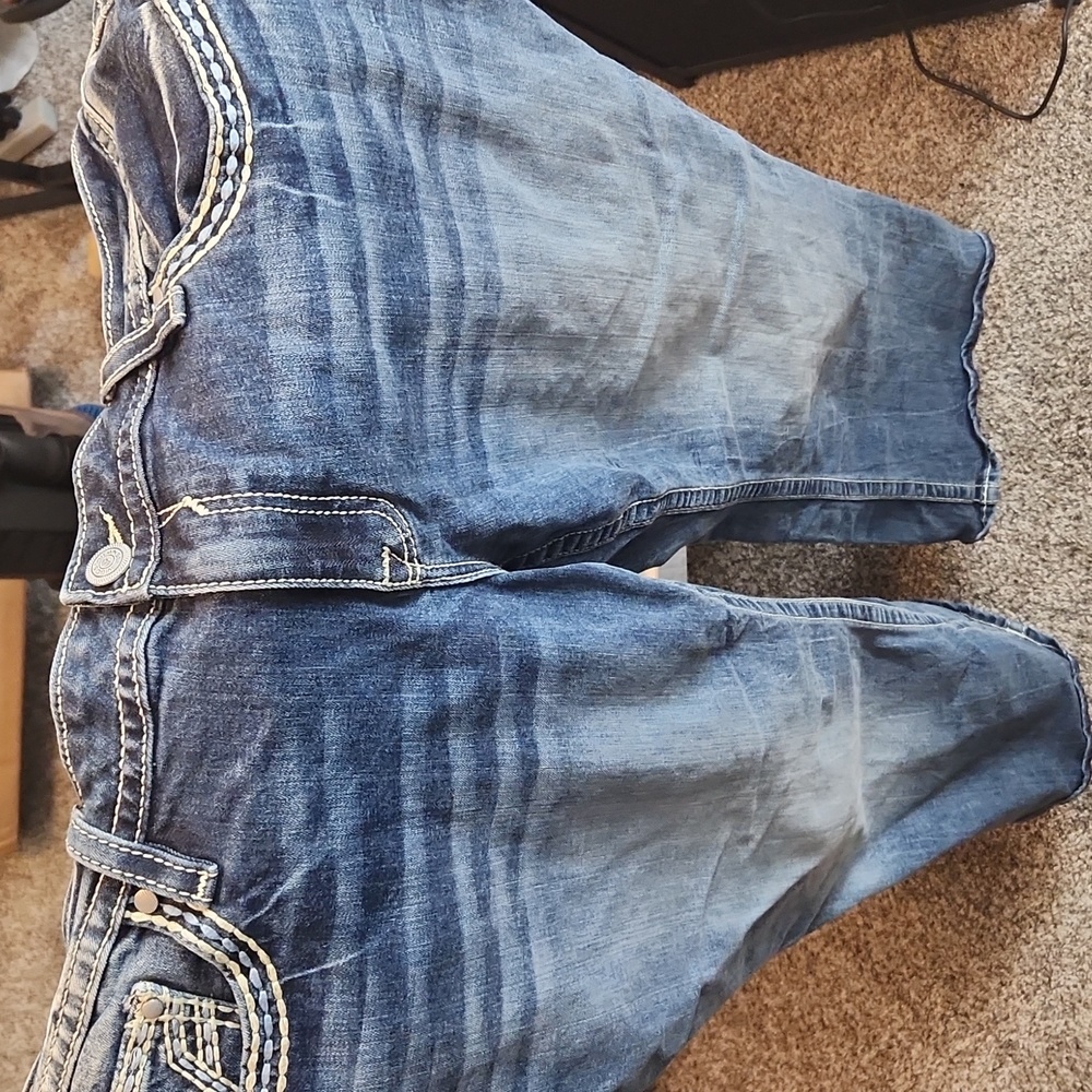 Womens Vigoss Size 22 boot cut  Heritage fit Blue Jeans